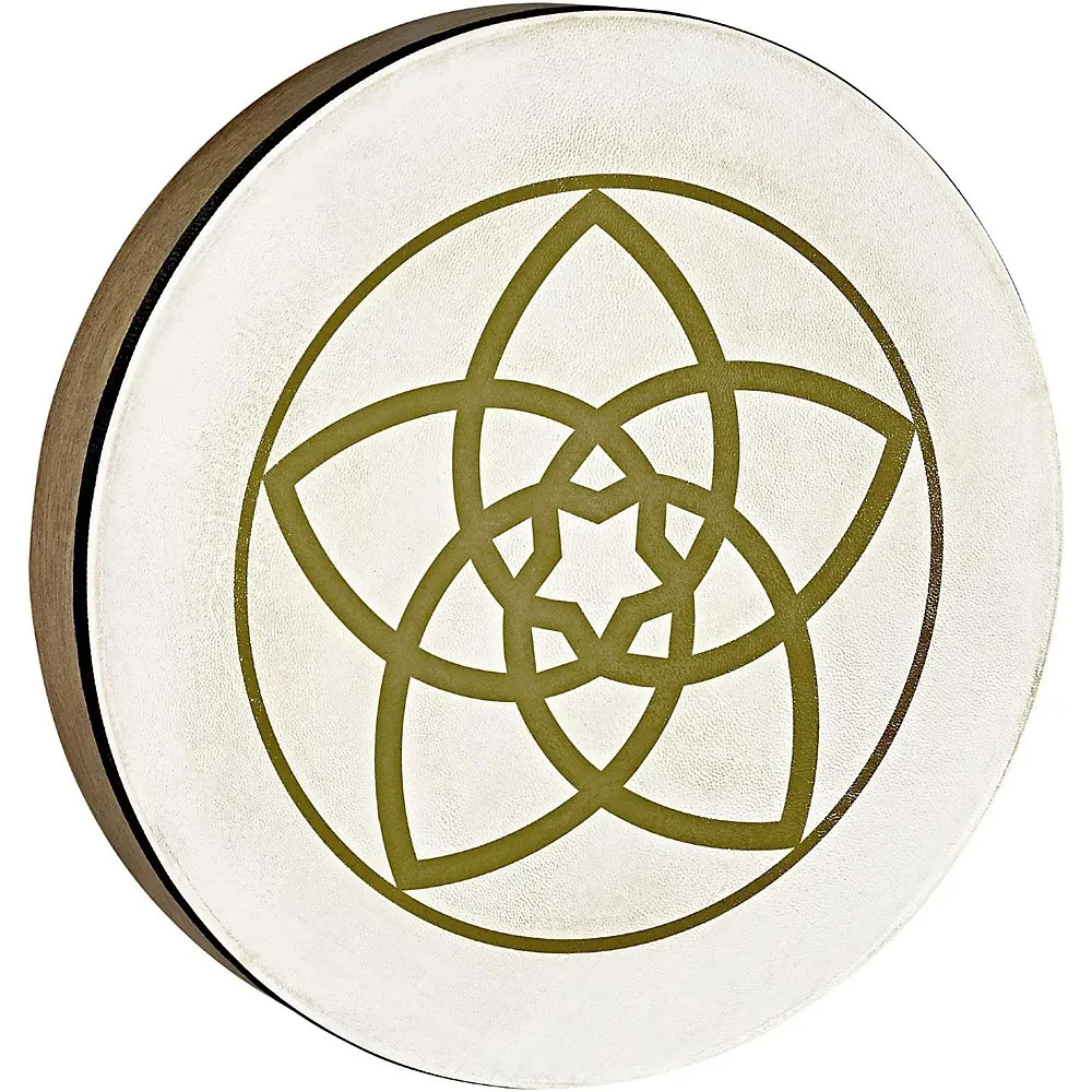 Рамочный барабан MEINL Sonic Energy HD16WB-VF 16" коричневый (Walnut Brown) с рисунком Venus Flower