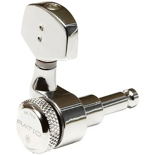 Колки гитарные Graph Tech Electric Locking 3+3 Contemporary Tuning Machine Set 2-Pin Chrome