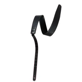 Fame Gitarrengurt Woven Längenverstellbar Kunstleder 1450mm 64mm Schwarz