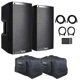 Alto Professional TS312 12" 2-Way Powered Loudspeaker 2-Pack with Bags