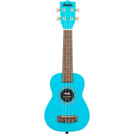Kala Ukadelic Soprano Ukulele Blue Ink
