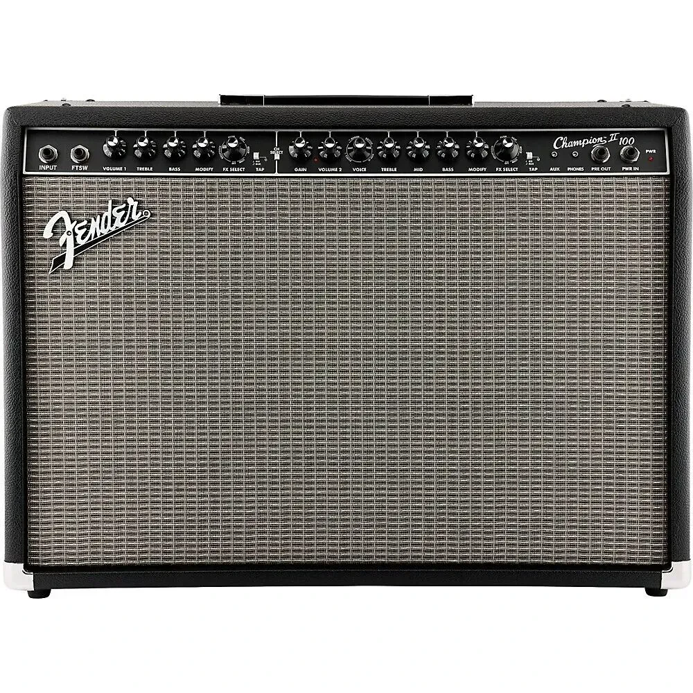 Комбоусилитель для электрогитары Fender Champion II 100 Black 100W 2x12