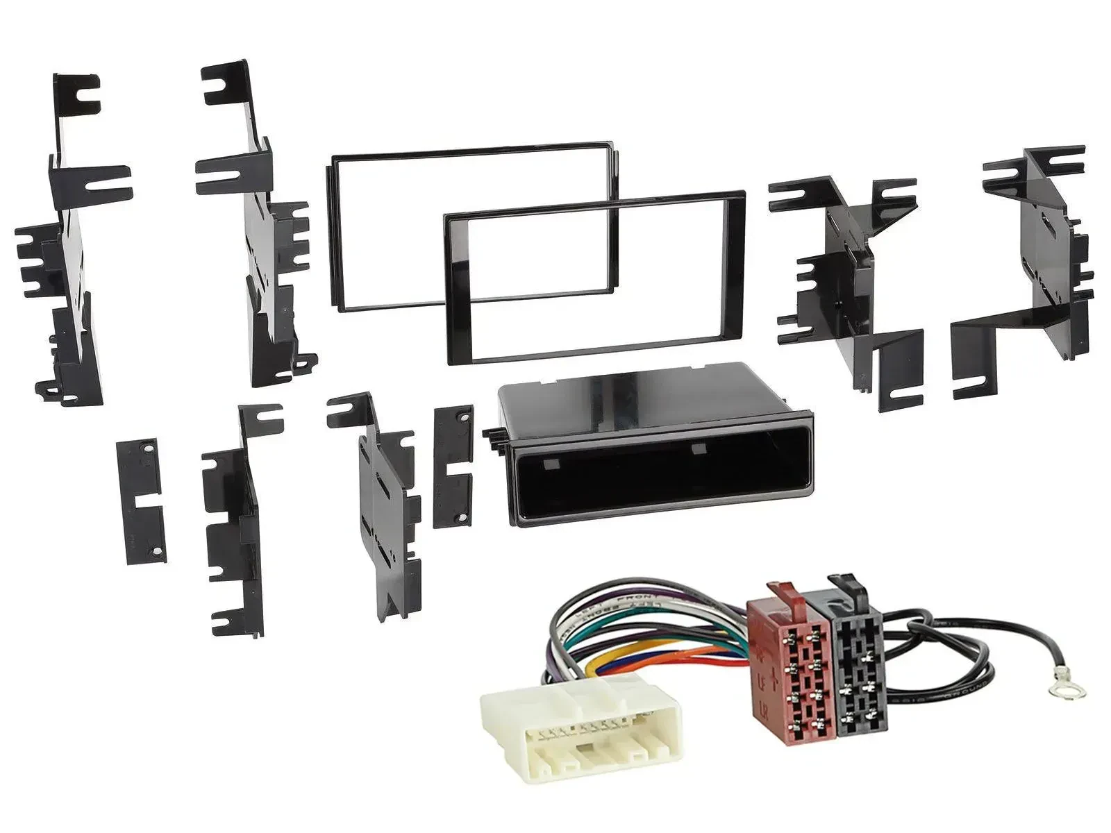 Einbauset Doppel DIN Autoradio für Nissan Versa ab 07 Xterra ab 13