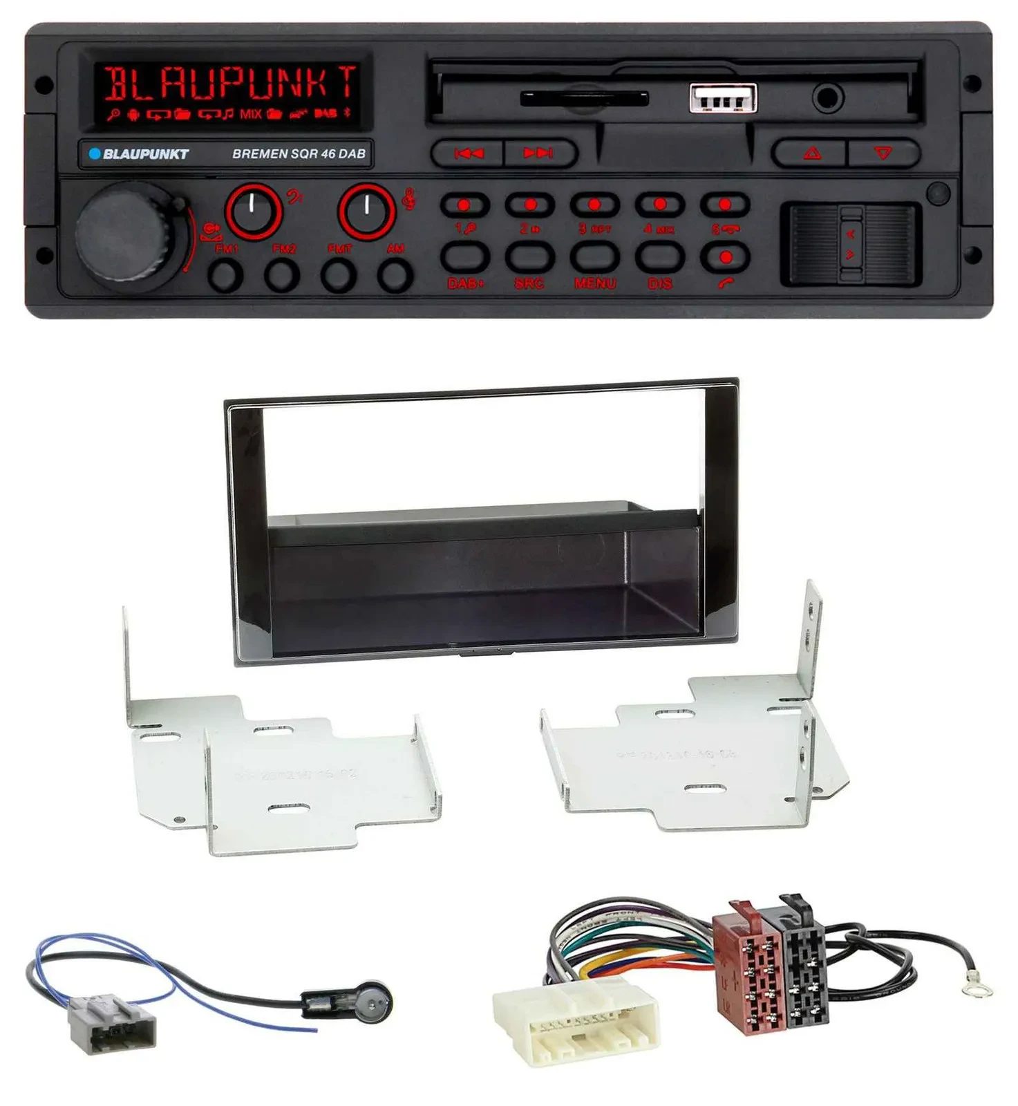Blaupunkt SD MP3 USB Bluetooth DAB Autoradio für Nissan Micra, Note (ab 2013)