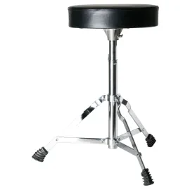 D4000 Drumhocker, Einstrebig, Runde Sitzfl., Vinyl, Höhenverst. 500-630mm, Inkl.