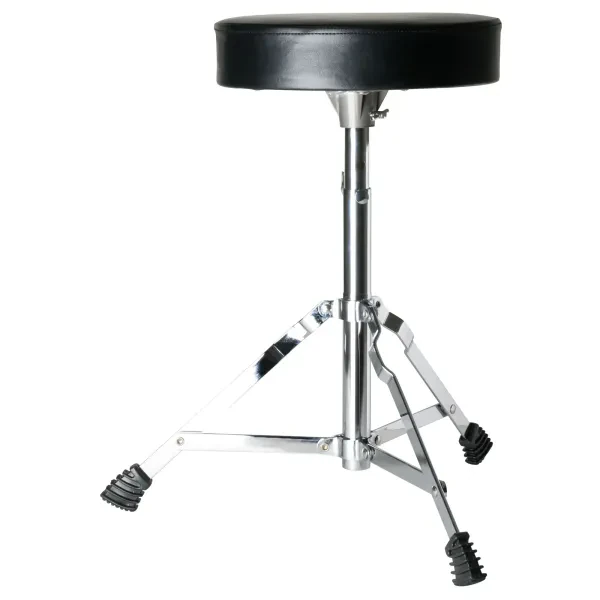D4000 Drumhocker, Einstrebig, Runde Sitzfl., Vinyl, Höhenverst. 500-630mm, Inkl.