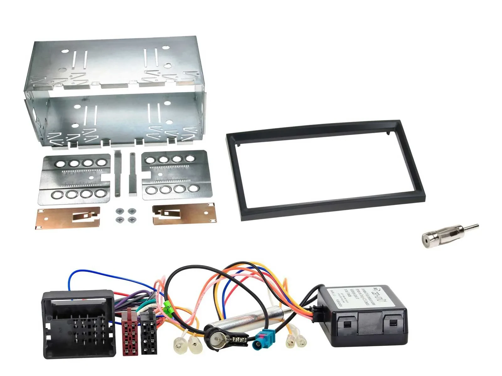 Radioeinbauset CAN-Bus Doppel DIN Autoradio für Berlingo 2008 -2018 schwarz