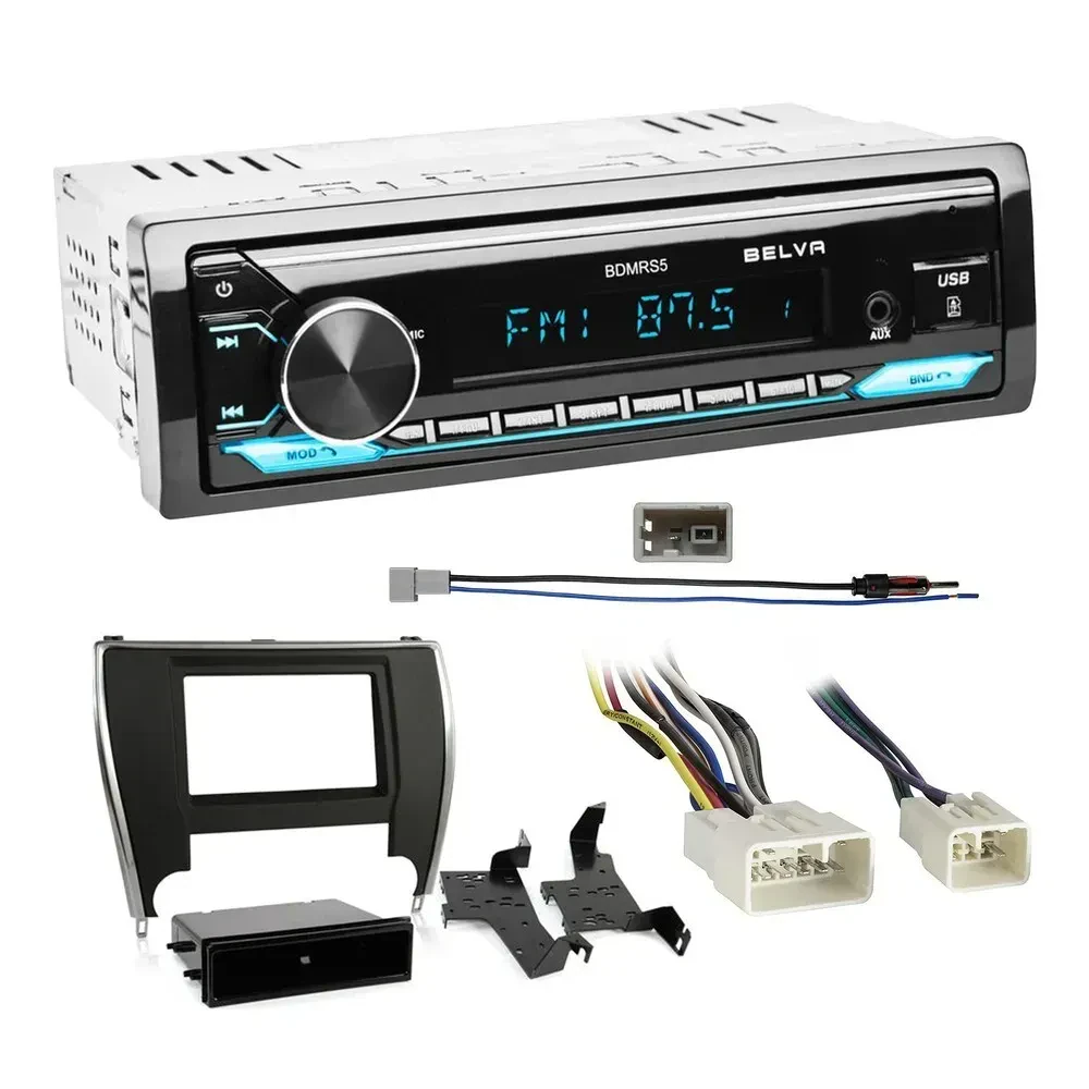 Установочный комплект для автомагнитолы Belva BDMRS5 для Toyota Camry 2015–2017, Single DIN (без штатного усилителя)