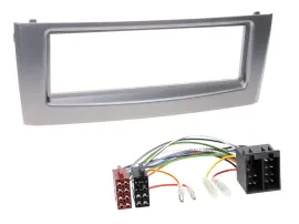 Einbauset DIN Autoradio für Fiat Punto Grande Punto ab 05 grau