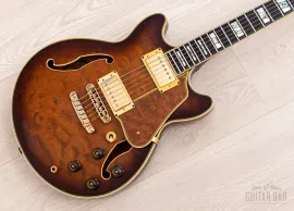 1988 Ibanez Artstar AM200 Burl Mahogany Vintage Semi-Hollow Guitar, Near-Mint