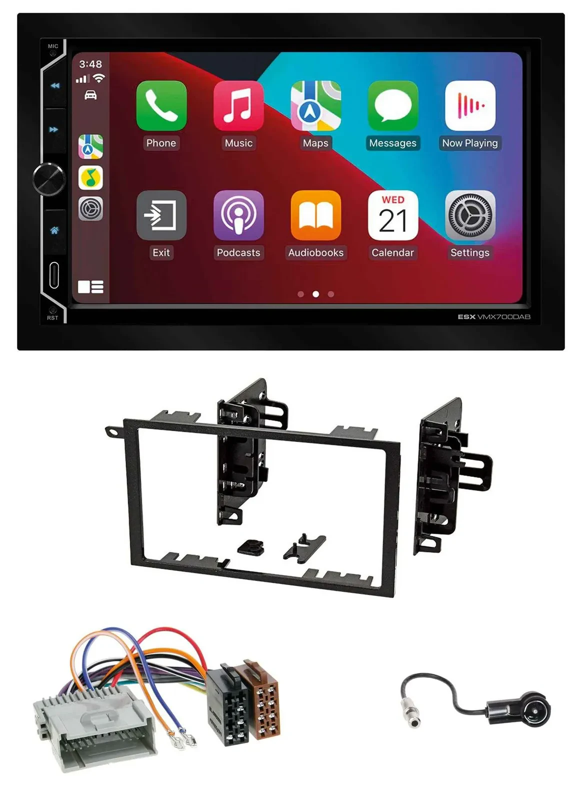 ESX 2DIN DAB USB MP3 Bluetooth Autoradio für Chevrolet Avalanche Blazer Cavalier