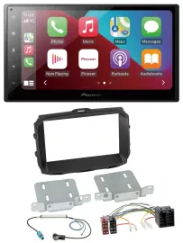 Автомагнитола Pioneer 2DIN, USB, MP3, DAB, Bluetooth для Alfa Romeo Giulietta (2013–2021), ISO