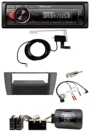 Pioneer 1DIN MP3 DAB USB Lenkrad Autoradio für Jaguar X-Type S-Type 2003-2008