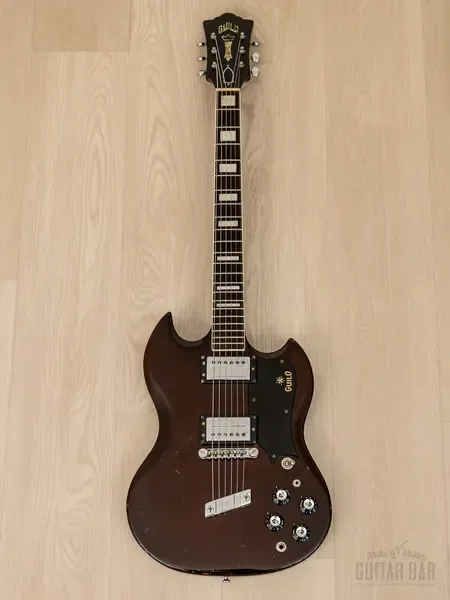 Электрогитара Guild S-100 HH Walnut w/case USA 1971