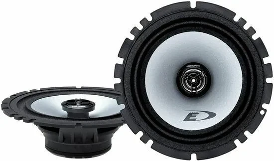 2) Alpine SXE-1726S 6.5" 220W 2-Way Coaxial Car Audio Speakers