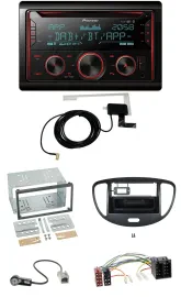 Автомагнитола Pioneer 2DIN CD/MP3, DAB, USB, Bluetooth для Hyundai i10 (2008–2013), черный
