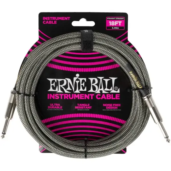 Инструментальный кабель Ernie Ball 6433 5.49м