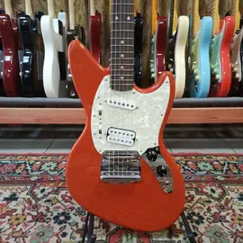 Электрогитара Fender Kurt Cobain Jag-Stang HS Rosewood FB Fiesta Red Mexico 2021