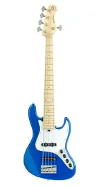 Бас-гитара Sadowsky MetroExpress 21-Fret Vintage J/J Bass - Solid Ocean Blue Metallic High