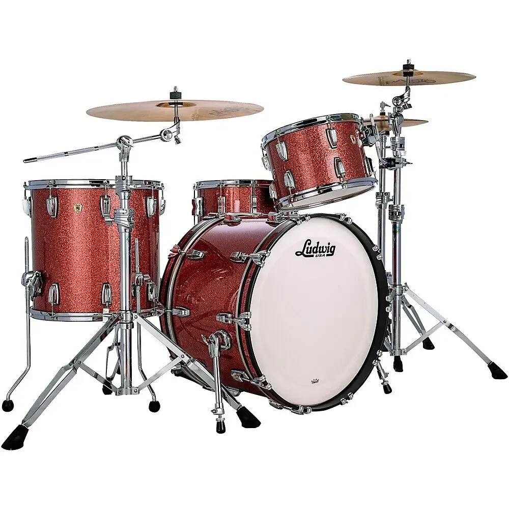 Ударная установка Ludwig Classic Maple (набор, 3 шт.) 22"x14" + 13"x9" + 16"x16", Hybrid Copper Sparkle