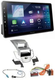 Pioneer Bluetooth USB DAB MP3 Autoradio für Ford Fiesta Display 08-10 silber