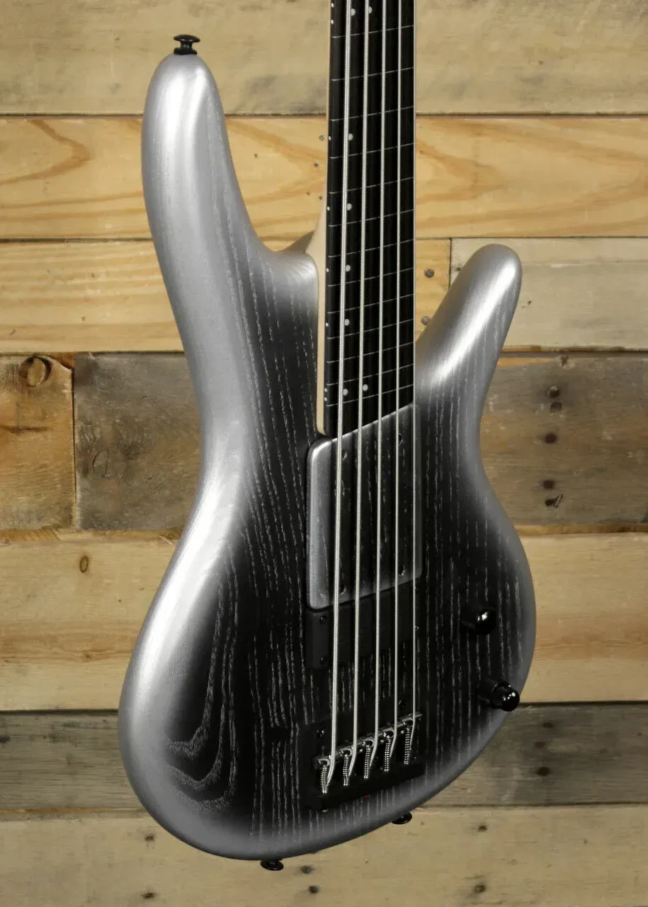 Бас-гитара Ibanez Gary Willis Signature GWB25TH 5-струнная, серебристый санберст (матовый), с чехлом