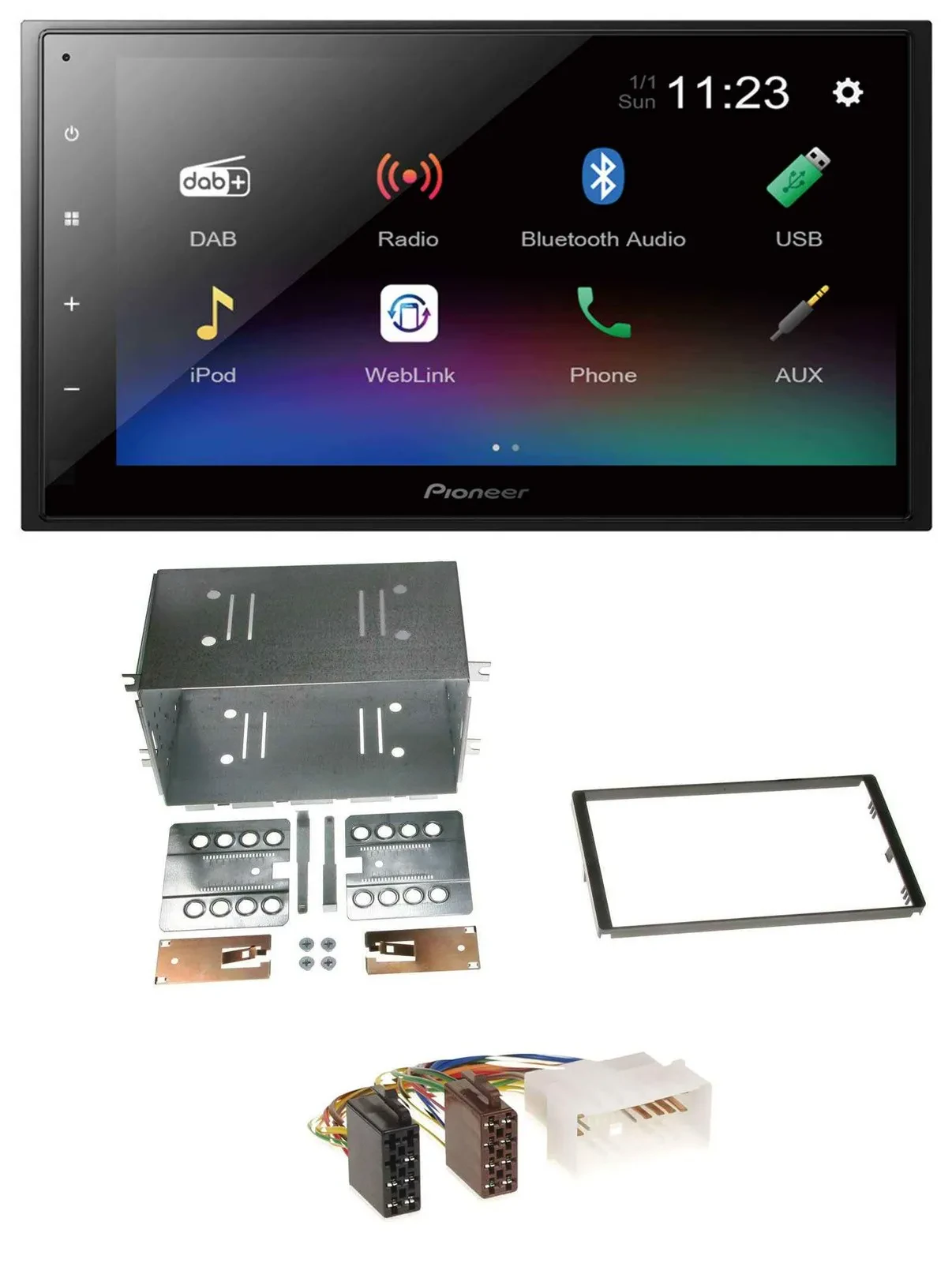 Pioneer USB Bluetooth DAB 2DIN MP3 Autoradio für Kia Optima Magentis 05-10