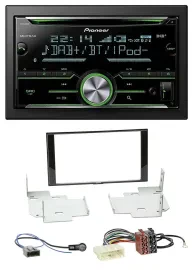 Автомагнитола Pioneer 2DIN Bluetooth DAB USB CD для Nissan Micra/Note (с 2013)