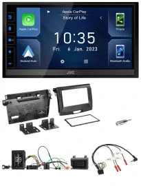 JVC DAB Bluetooth Lenkrad USB 2DIN Autoradio für Ford Ranger 2AB ab 04/2015