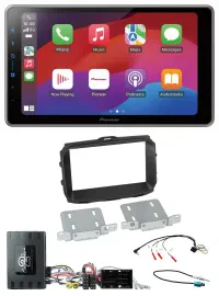 Pioneer Lenkrad USB DAB Bluetooth 2DIN Autoradio für Alfa Giulietta Infoadapter