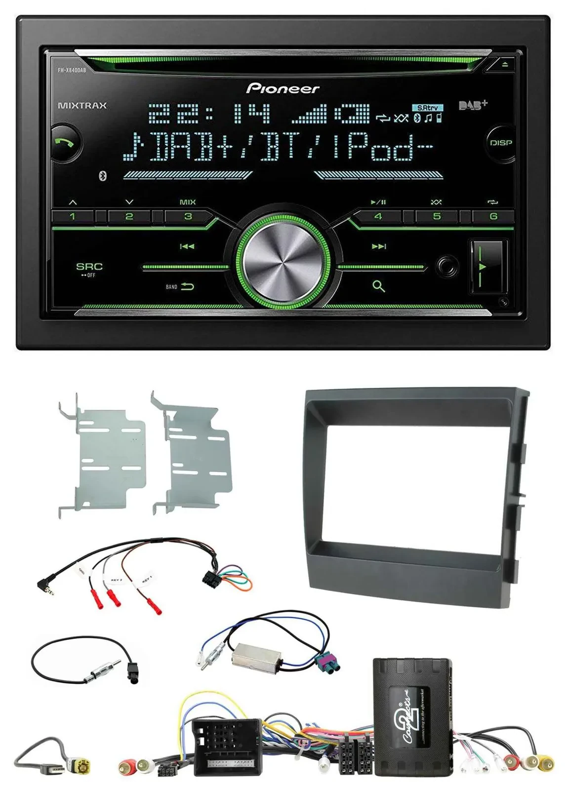 Автомагнитола Pioneer 2-DIN, Bluetooth, DAB, USB, CD для Porsche Panamera (2009–2016)
