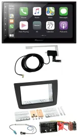Pioneer USB MP3 2DIN Bluetooth DAB Autoradio für Alfa Romeo Mito 955 ab 14 schwa