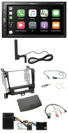 Pioneer USB 2DIN Bluetooth DAB Lenkrad Autoradio für Opel Zafira ab 13 jet black