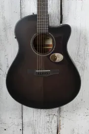 Б/У электроакустическая гитара Ibanez AAM70CE Advanced Auditorium, 6 струн, 20 ладов, 25", с вырезом, прозрачный угольный санберст