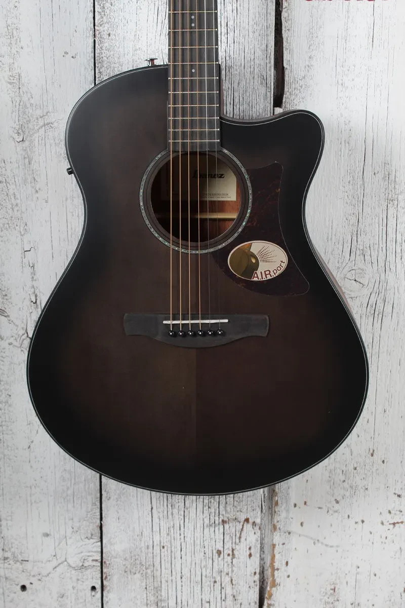 Б/У электроакустическая гитара Ibanez AAM70CE Advanced Auditorium, 6 струн, 20 ладов, 25", с вырезом, прозрачный угольный санберст