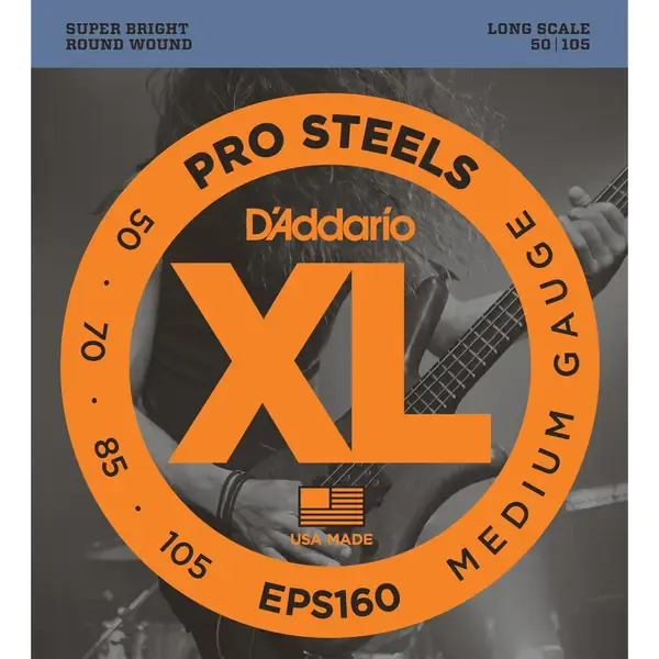 Струны для бас-гитары D'Addario EPS160 50-105