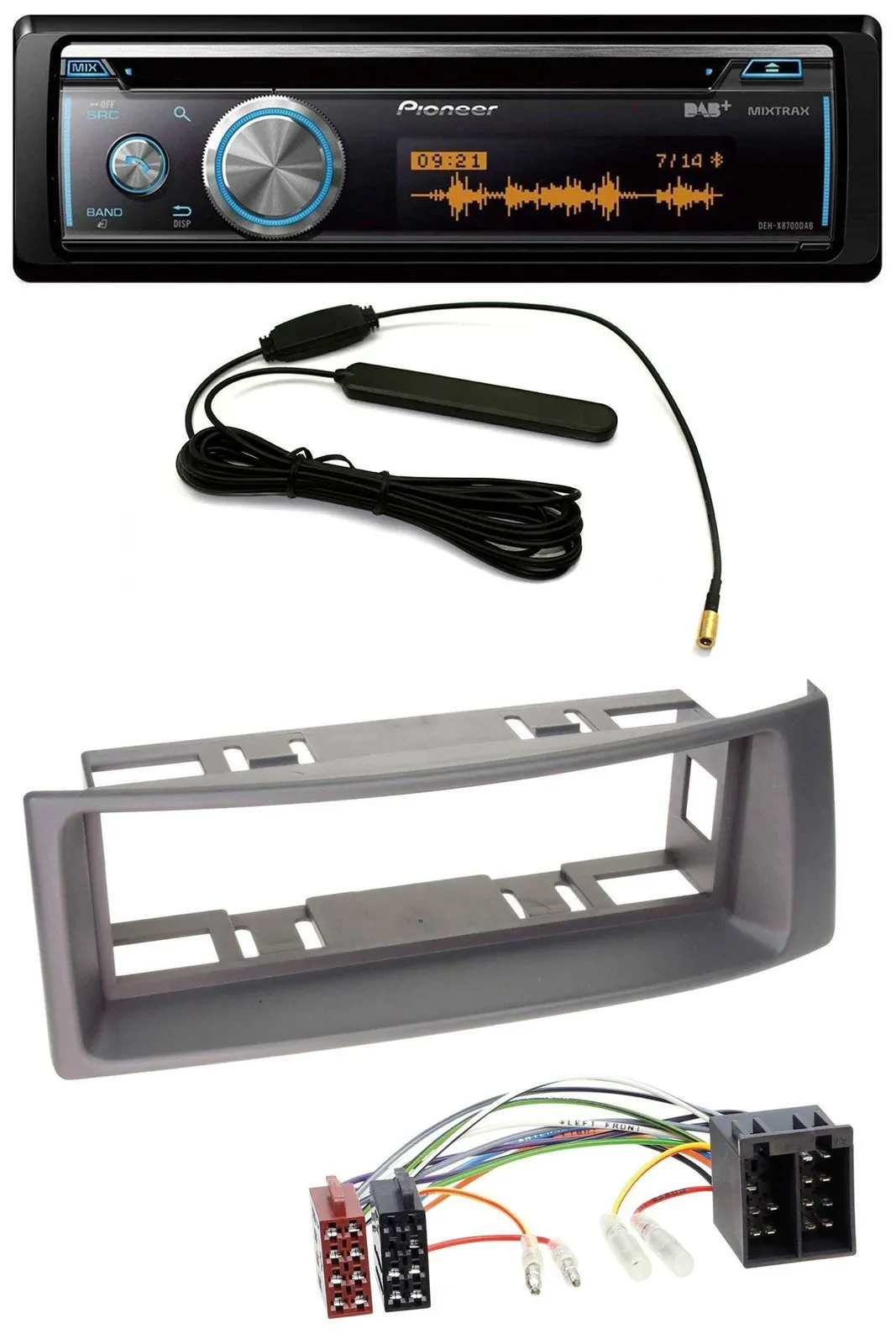 Pioneer CD USB Bluetooth DAB MP3 Autoradio für Renault Megane Scenic Classic Cab