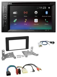 Автомагнитола для Toyota Aygo (с 2022) Pioneer 2DIN, Bluetooth, USB, MP3, DAB, DVD