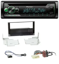 Автомагнитола Pioneer USB MP3 DAB AUX CD для Nissan Micra (2013–2017), чёрный глянец