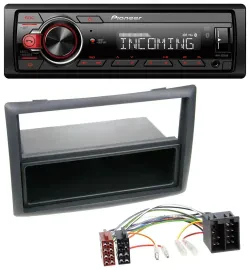 Pioneer Bluetooth USB DAB MP3 Autoradio für Renault Megane Scenic ab 07 schwarz
