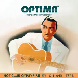 Струны для акустической гитары Optima 1737.L Hot Club Gypsyfire Ball End Satz Light 11-46
