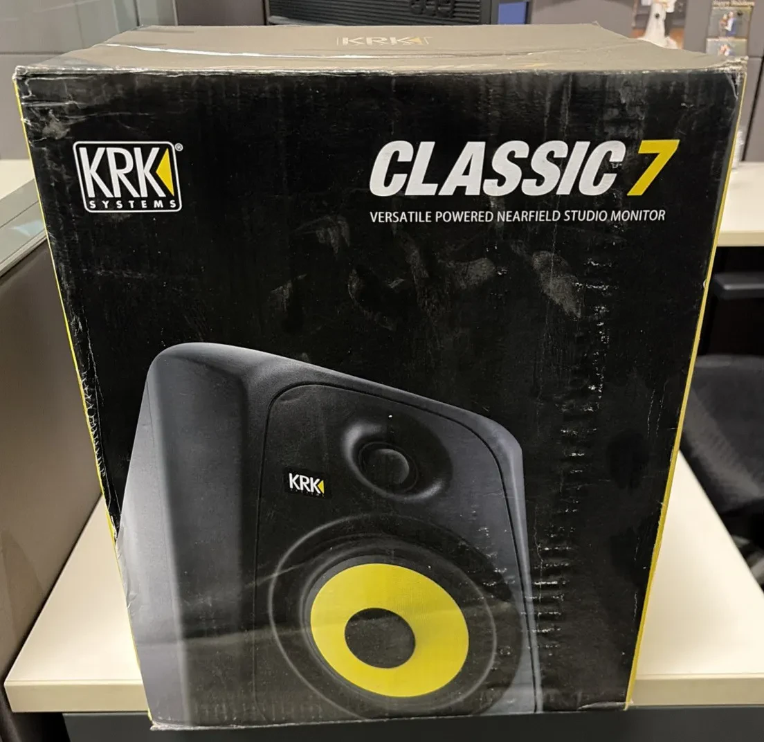 KRK Classic 7 Powered Active 2-Way Professional Studio Monitor Speaker