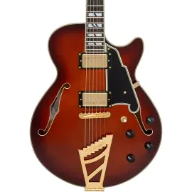 D'Angelico Excel SS Semi-Hollow Electric Guitar Amaretto Burst