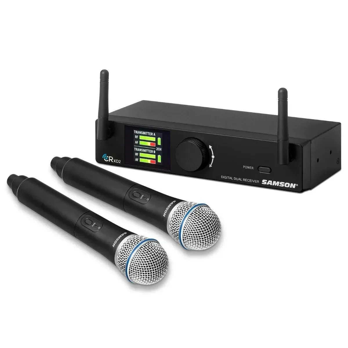 Samson Concert XD2 Dual Handheld Digital Wireless Microphone System
