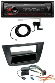 Автомагнитола Pioneer DAB, USB, MP3, Bluetooth, для Seat Toledo/Altea (с 2005), черная