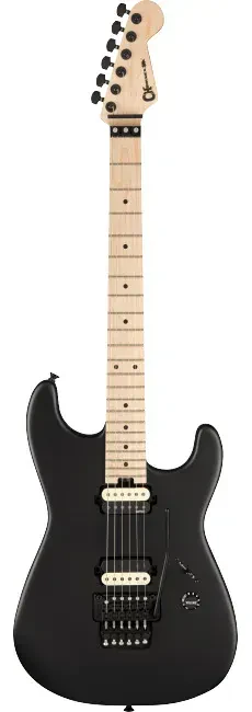 Charvel Pro Mod Jim Root San Dimas Style 1 HH FR M Guitar, Satin Black w/HardBag