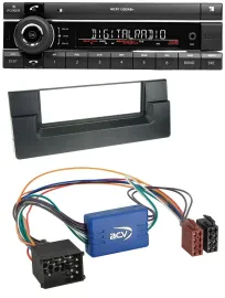 Kienzle Bluetooth MP3 USB DAB Autoradio für BMW 5er E39 X5 E53 Aktivsystem Rundp