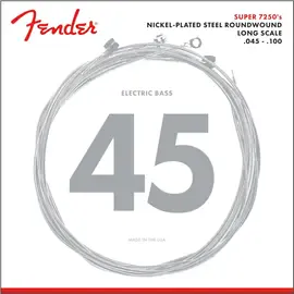 Струны для бас-гитары Fender 7250 Nickel Plated Steel Long Scale 045-100