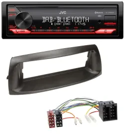 JVC Bluetooth USB DAB MP3 Autoradio für Fiat Punto (188, 1999-2005)