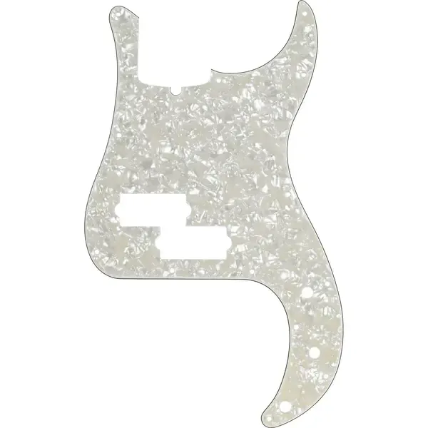 Пикгард Fender 13-Hole Modern-Style Standard Precision Bass Pickguard White Moto